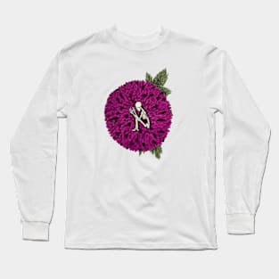 Skeleton Flower Bed Long Sleeve T-Shirt